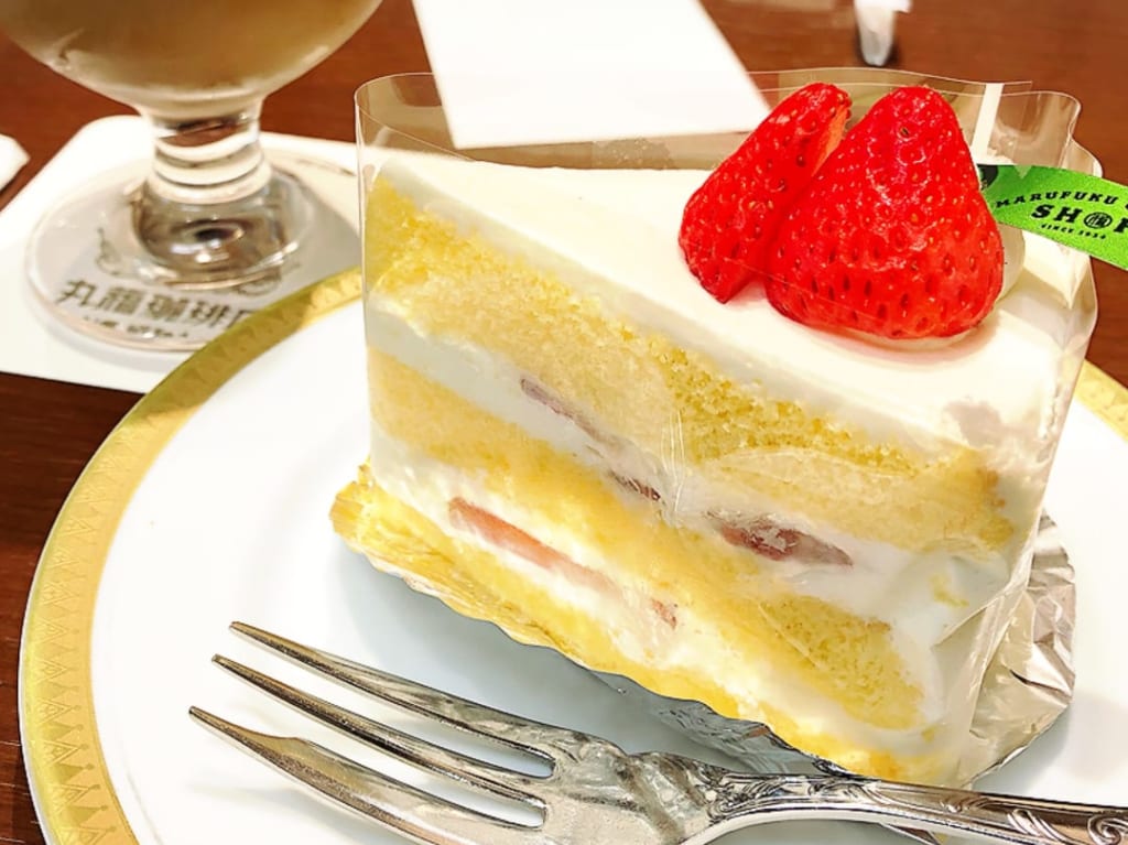丸福珈琲のケーキ