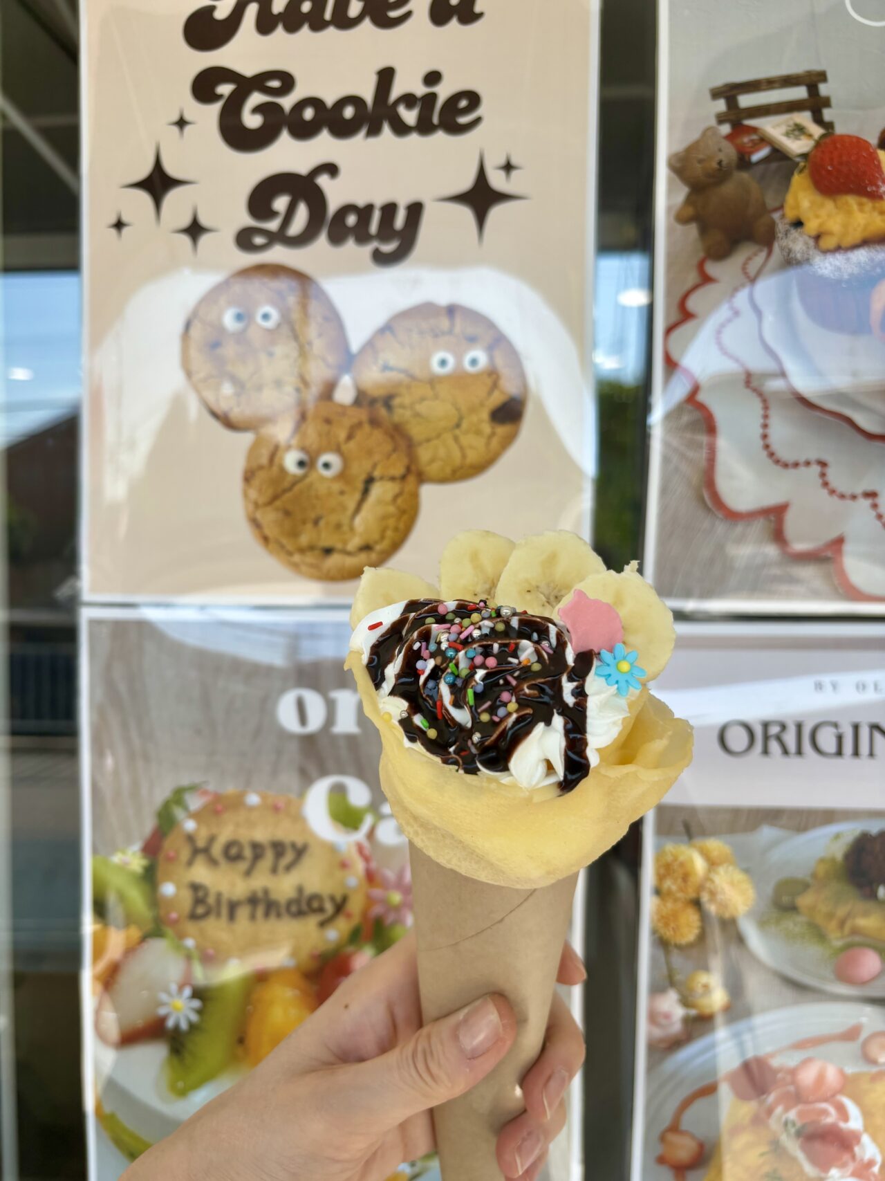 恩智のPom cafeさんがクレープスタート