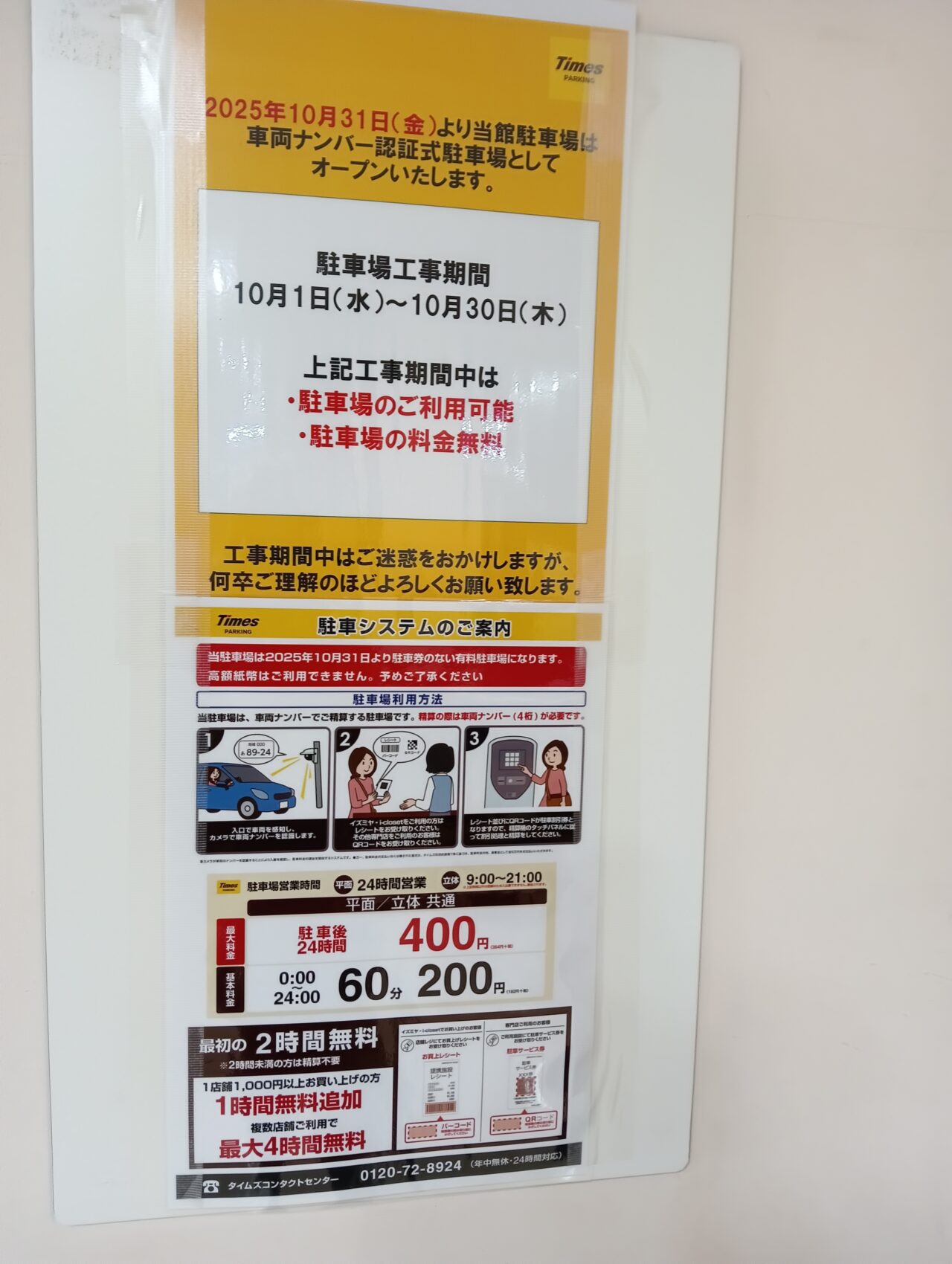 イズミヤショッピングセンターの駐車場