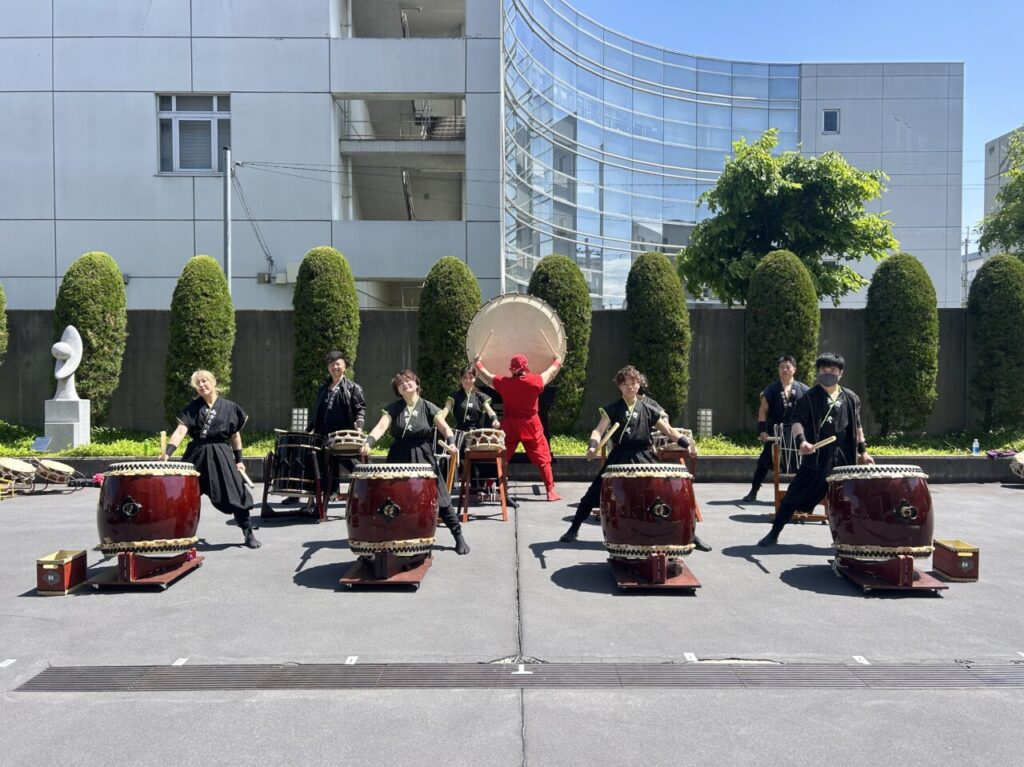気まぐれマルシェの和太鼓
