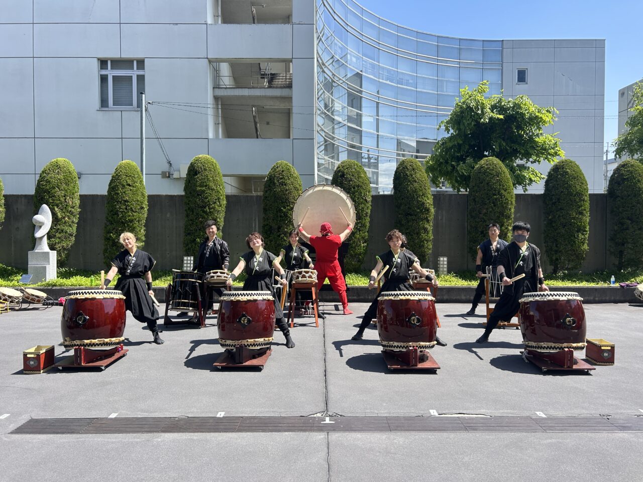 気まぐれマルシェの和太鼓