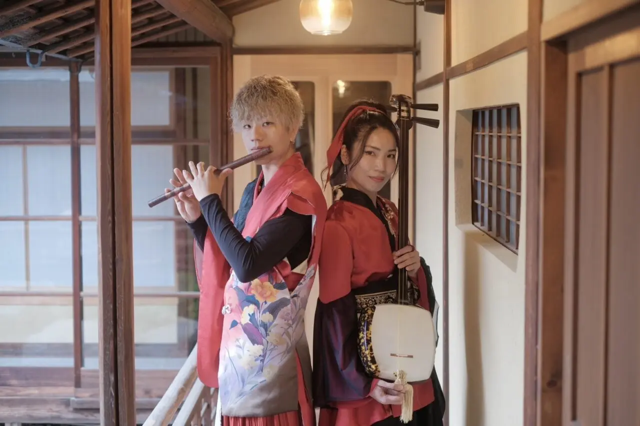 和楽器バンド的な「篠笛&三味線」演奏